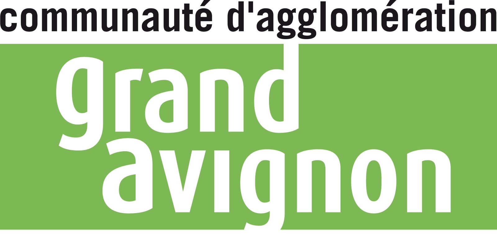 Logo en couleur de la communauté d'agglomération du Grand Avignon;